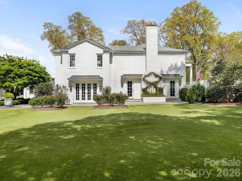 1930 Queens Road, Charlotte, NC 28207.  MLS# CAR4367656, YatesRealty ID 11811. Side Exterior