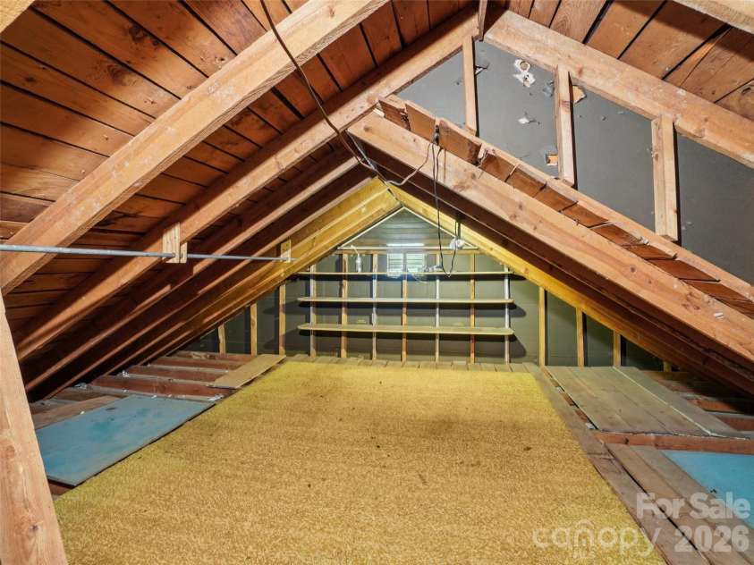 28 Kensington Drive, Asheville, NC 28805.  MLS# CAR4368193, YatesRealty ID 11814. Attic Space