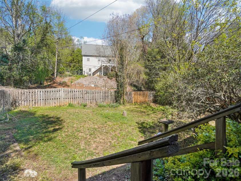 28 Kensington Drive, Asheville, NC 28805.  MLS# CAR4368193, YatesRealty ID 11814. Backyard
