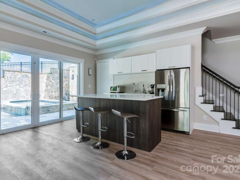 4067 Rivendell Road, Denver, NC 28037.  MLS# CAR4307726, YatesRealty ID 1182. Basement Kitchen