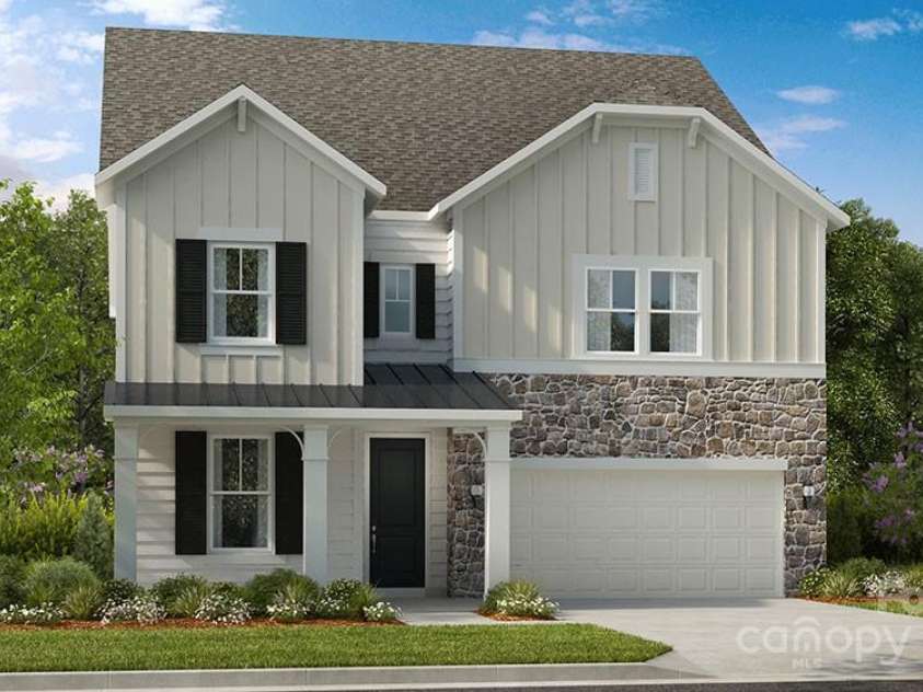 5009 Duval Circle, Tega Cay, SC 29708.  MLS# CAR4226774, YatesRealty ID 11839. The Somerset Farmhouse ~ Rendering