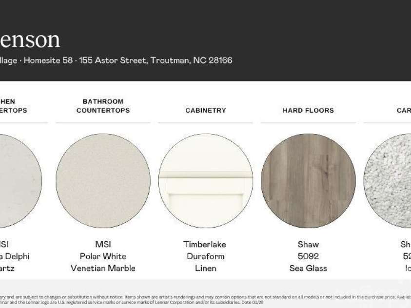 155 Astor Street, Troutman, NC 28166.  MLS# CAR4252687, YatesRealty ID 11842. Selections