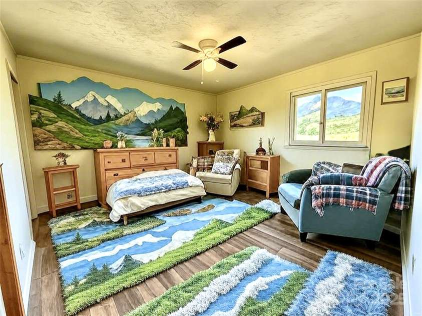 609 Cattail Road, Burnsville, NC 28714.  MLS# CAR4317558, YatesRealty ID 11845. Bedroom 1 Virtually Staged