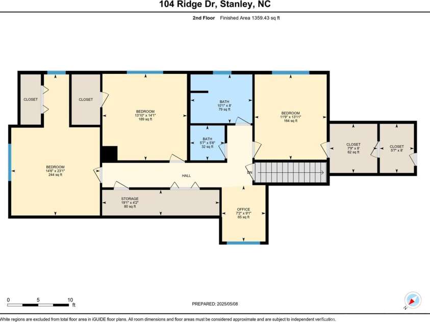 104 Ridge Drive, Stanley, NC 28164.  MLS# CAR4255622, YatesRealty ID 11856. Floor Plan