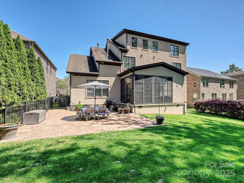 7208 Ashton Gate Drive, Charlotte, NC 28270.  MLS# CAR4246085, YatesRealty ID 11858. Back of Home