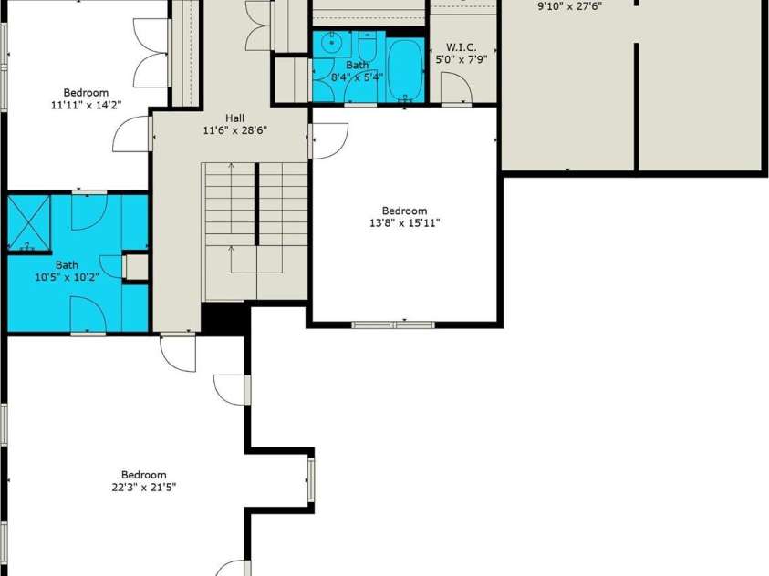 7208 Ashton Gate Drive, Charlotte, NC 28270.  MLS# CAR4246085, YatesRealty ID 11858. Second Floor