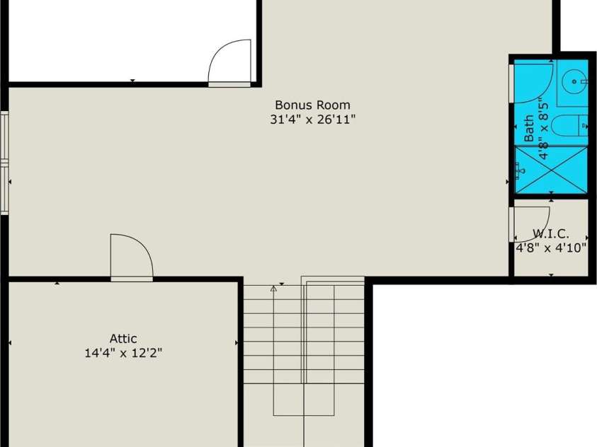 7208 Ashton Gate Drive, Charlotte, NC 28270.  MLS# CAR4246085, YatesRealty ID 11858. Third Floor