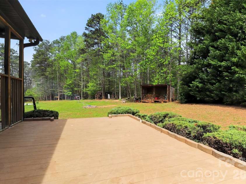 155 Amity Church Road, Iron Station, NC 28080.  MLS# CAR4367881, YatesRealty ID 11862. Back area
