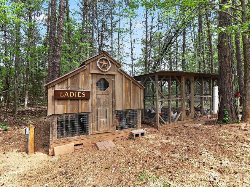 155 Amity Church Road, Iron Station, NC 28080.  MLS# CAR4367881, YatesRealty ID 11862. Chicken Coop