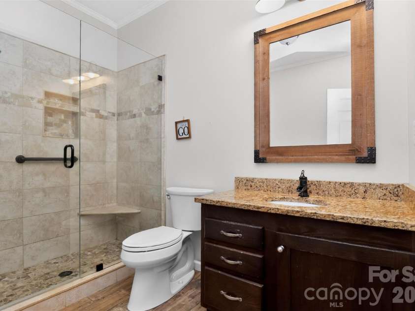 155 Amity Church Road, Iron Station, NC 28080.  MLS# CAR4367881, YatesRealty ID 11862. Hall Bath