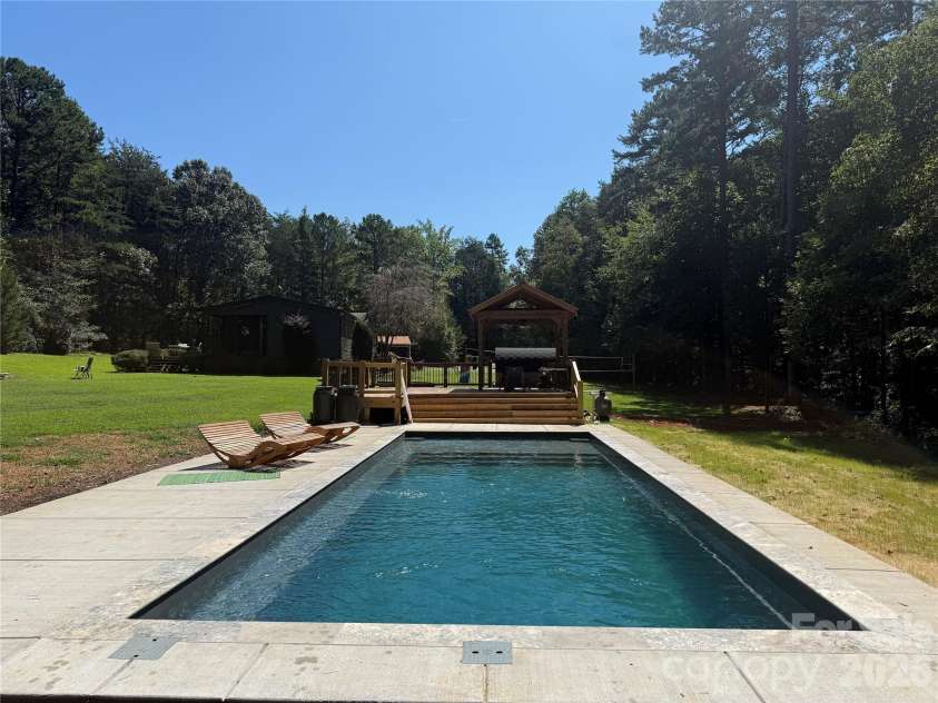 155 Amity Church Road, Iron Station, NC 28080.  MLS# CAR4367881, YatesRealty ID 11862. Pool Side