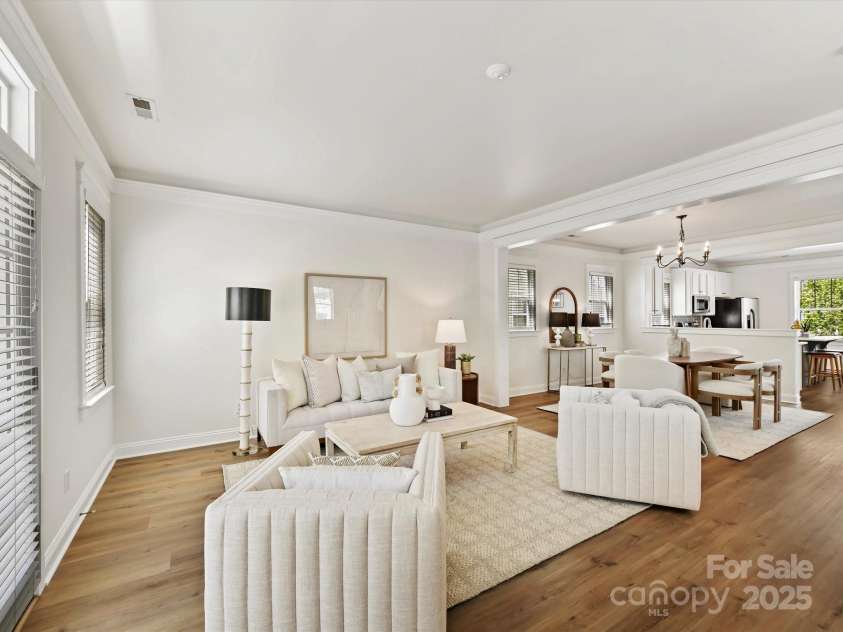 1904 Lela Avenue, Charlotte, NC 28208.  MLS# CAR4241700, YatesRealty ID 11864. Living Room view 2