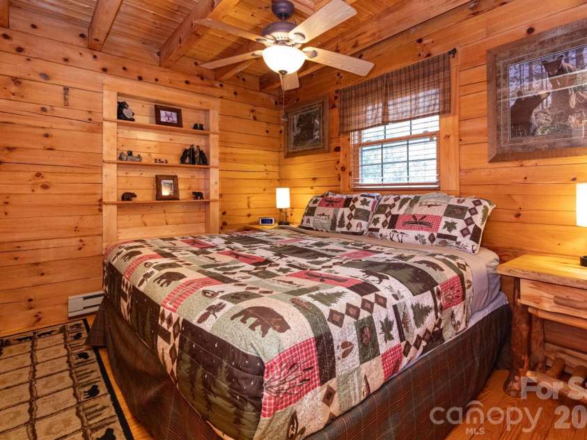 71 Honeymoon Lane, Maggie Valley, NC 28751.  MLS# CAR4342121, YatesRealty ID 11867. Bedroom 2