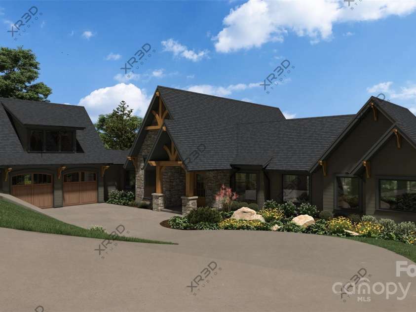 2101 Harm Creek Loop, Mill Spring, NC 28756.  MLS# CAR4198641, YatesRealty ID 11889. Renderings