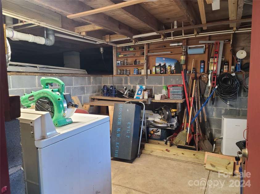 282 Vireo Lane, Waynesville, NC 28785.  MLS# CAR4196753, YatesRealty ID 11889. Basement/storage