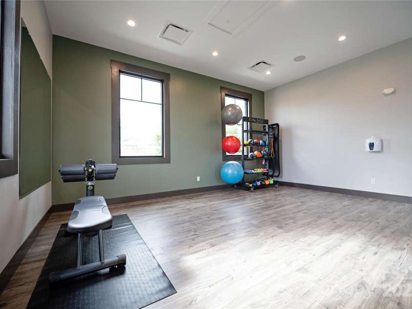 99 Bovine Branch Road, Fletcher, NC 28732.  MLS# CAR4311142, YatesRealty ID 119. Fitness center