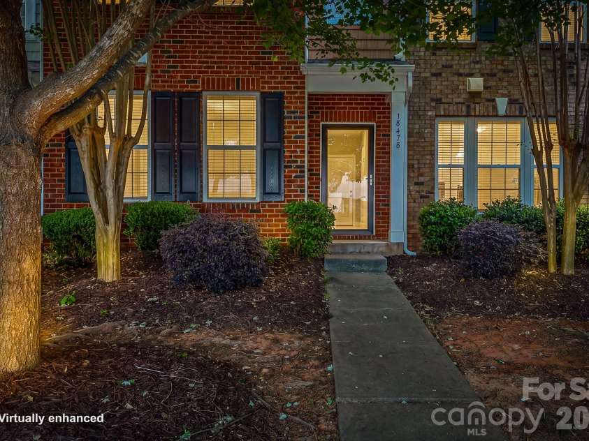 18478 Catawba Avenue, Cornelius, NC 28031.  MLS# CAR4322308, YatesRealty ID 11900. Virtual evening shot