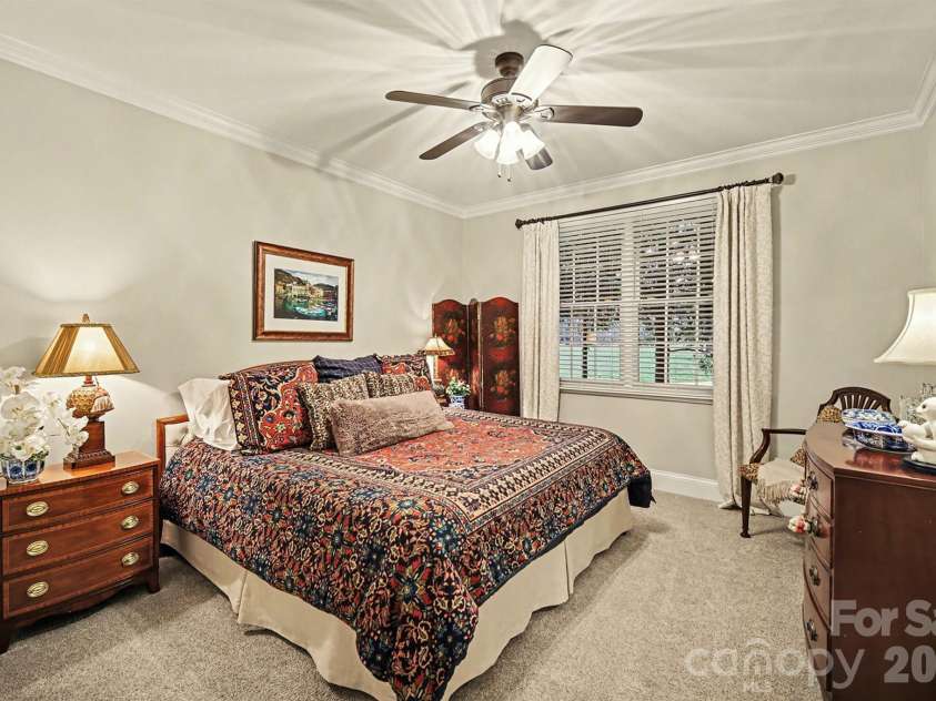 6722 Fox Ridge Circle, Davidson, NC 28036.  MLS# CAR4334663, YatesRealty ID 11905. Bedroom 1 on main level. 