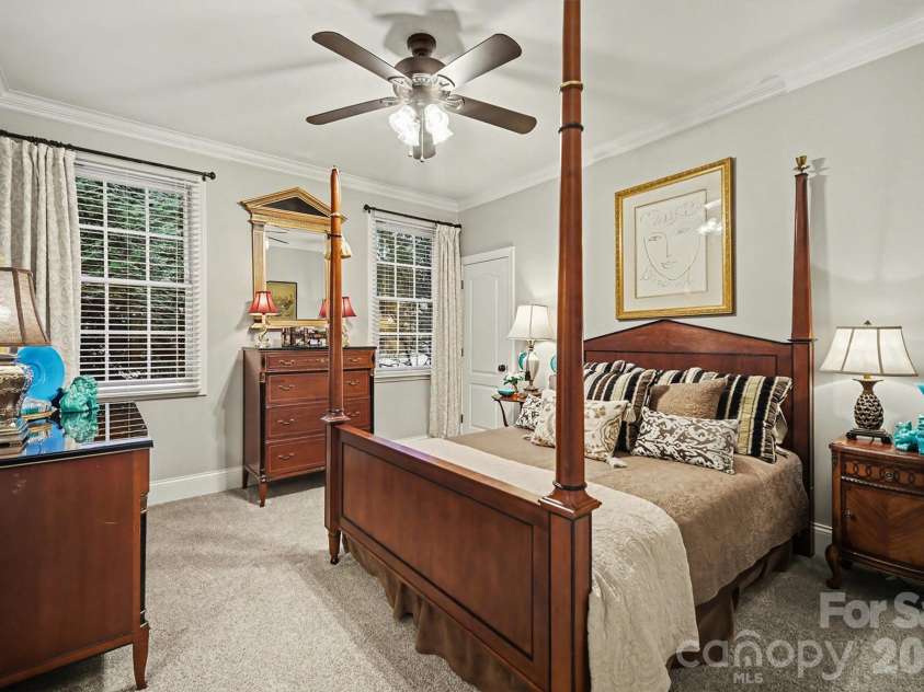 6722 Fox Ridge Circle, Davidson, NC 28036.  MLS# CAR4334663, YatesRealty ID 11905. Bedroom 2 - main level