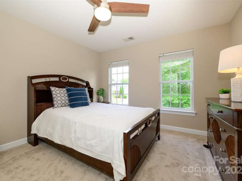 9618 Belloak Lane, Waxhaw, NC 28173.  MLS# CAR4200379, YatesRealty ID 11923. Upper Level - Bedroom #3