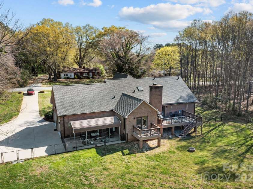 7146 Sifford Road, Stanley, NC 28164.  MLS# CAR4238571, YatesRealty ID 11937. Aerial view of exterior