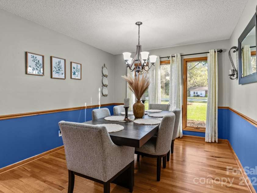 7146 Sifford Road, Stanley, NC 28164.  MLS# CAR4238571, YatesRealty ID 11937. Dining room