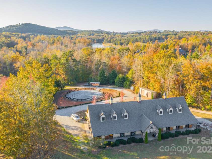 984 Mapleton Lane, Columbus, NC 28722.  MLS# CAR4240972, YatesRealty ID 11938. Horses can be kept solo or in a group on the paddocks.