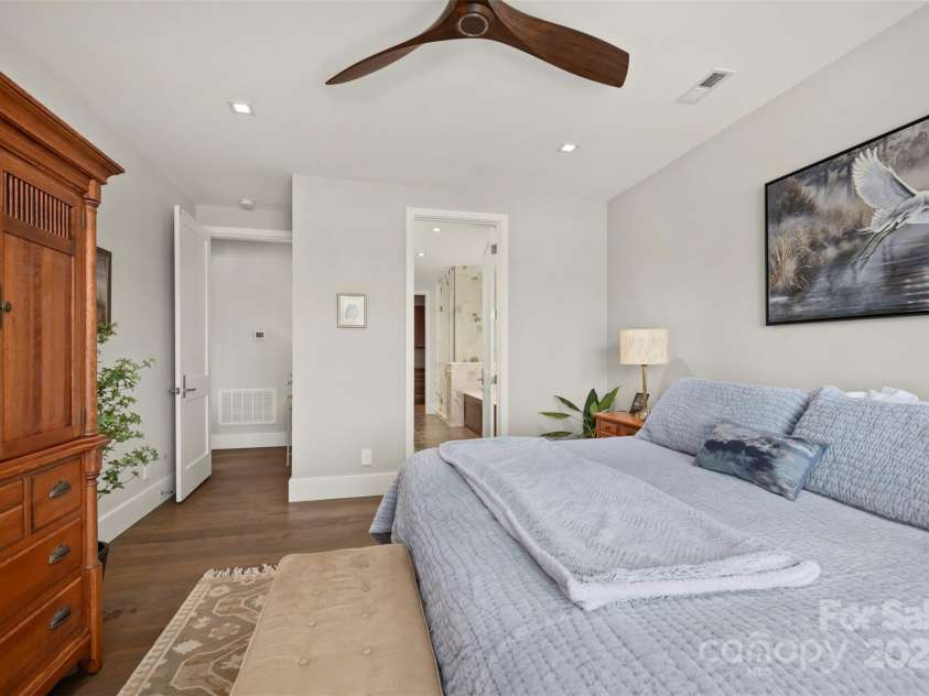 984 Mapleton Lane, Columbus, NC 28722.  MLS# CAR4240972, YatesRealty ID 11938. The main bedroom suite is generous and bright.