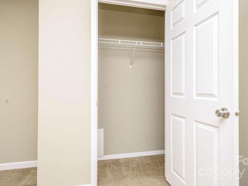2 Frederick Lane, Hendersonville, NC 28792.  MLS# CAR4256682, YatesRealty ID 11939. Second Bedroom Closet