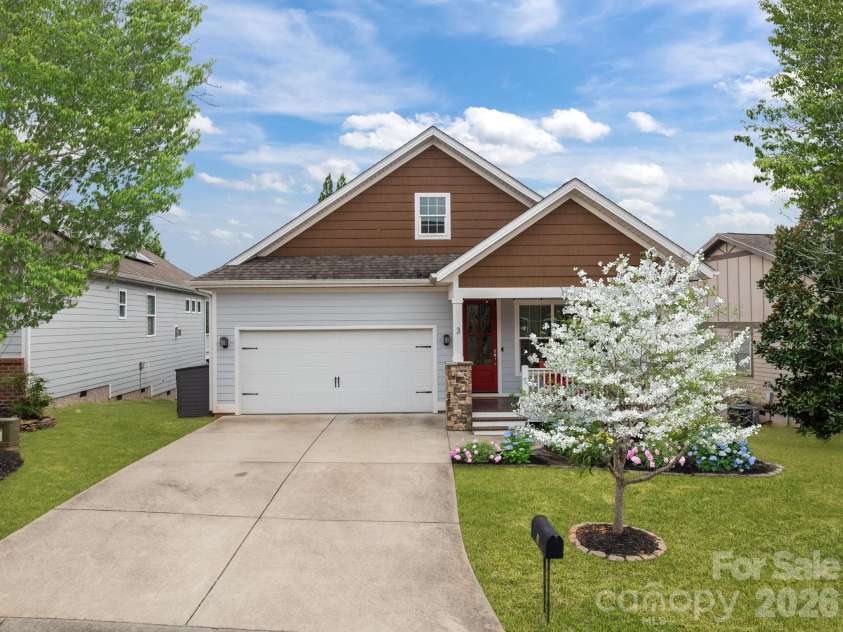 3 Dreambird Drive, Leicester, NC 28748.  MLS# CAR4341019, YatesRealty ID 11939. Virtually staged spring pictures