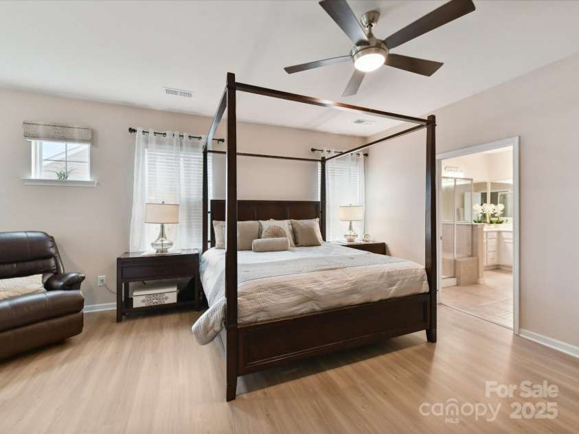 3333 Oliver Stanley Trail, Lancaster, SC 29720.  MLS# CAR4251729, YatesRealty ID 11943. Primary Bedroom with Fan