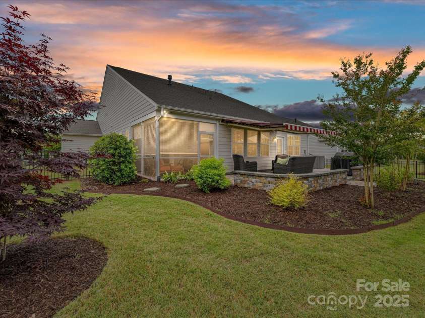 3333 Oliver Stanley Trail, Lancaster, SC 29720.  MLS# CAR4251729, YatesRealty ID 11943. Twilight view of Rear of Home