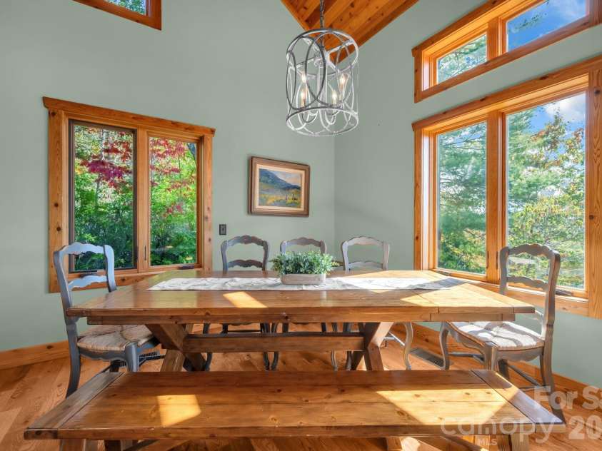 4092 Dense Acre Trail, Nebo, NC 28761.  MLS# CAR4316598, YatesRealty ID 11950. Great Room & Dining Area
