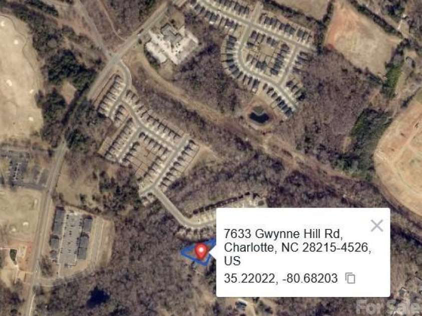 7633 Gwynne Hill Road, Charlotte, NC 28215.  MLS# CAR4347628, YatesRealty ID 11951. Look at the development potential...