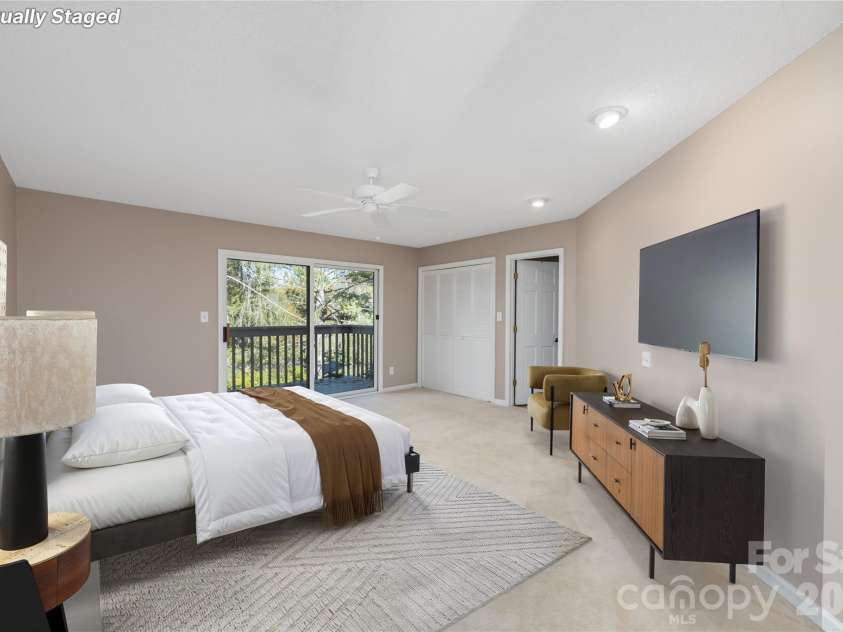 1101 Timber Trail, Asheville, NC 28804.  MLS# CAR4368834, YatesRealty ID 11957. Virtually staged