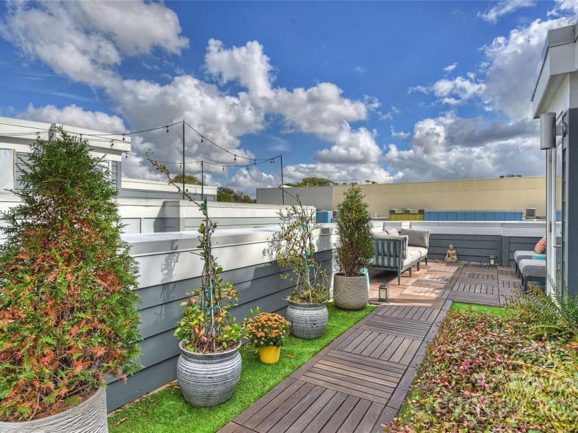 1651 Duckworth Avenue, Charlotte, NC 28208.  MLS# CAR4240581, YatesRealty ID 11963. Rooftop Terrace