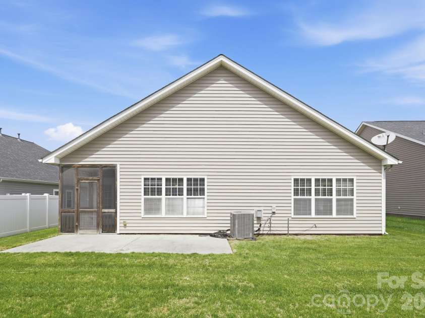5007 Symphony Lane, Indian Trail, NC 28079.  MLS# CAR4364786, YatesRealty ID 11963. Great level yard for gardening or entertaining