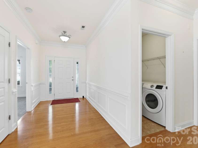 5007 Symphony Lane, Indian Trail, NC 28079.  MLS# CAR4364786, YatesRealty ID 11963. Mud room leads to garage