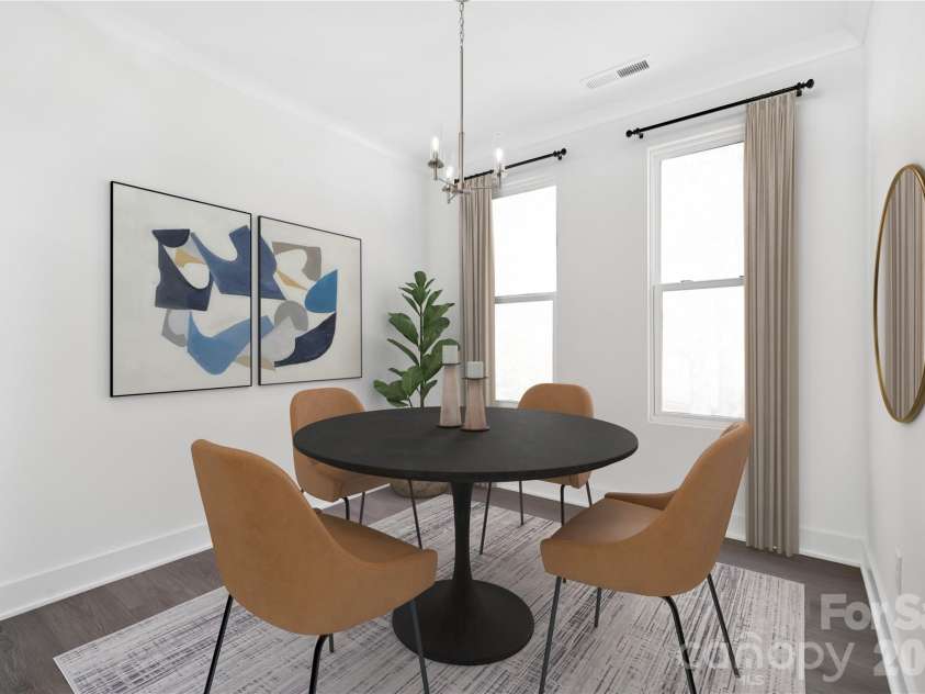 1107 Kokomo Lane, Charlotte, NC 28206.  MLS# CAR4352220, YatesRealty ID 11977. Dining Area next to kitchen