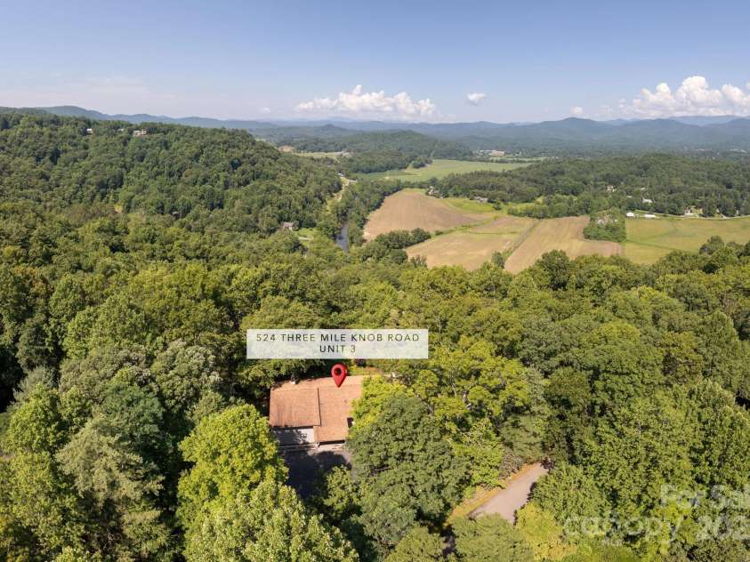 524 Three Mile Knob Road, Pisgah Forest, NC 28768.  MLS# CAR4275029, YatesRealty ID 1198. 