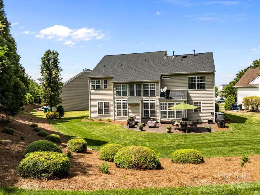 1900 Birchbrook Court, Harrisburg, NC 28075.  MLS# CAR4252283, YatesRealty ID 11980. Back of Home