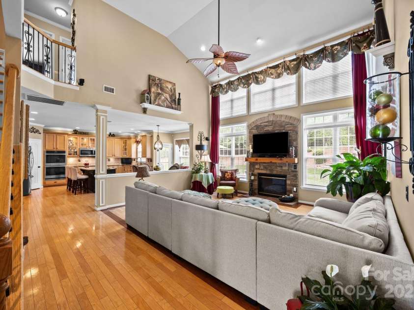 1900 Birchbrook Court, Harrisburg, NC 28075.  MLS# CAR4252283, YatesRealty ID 11980. Famiy Room