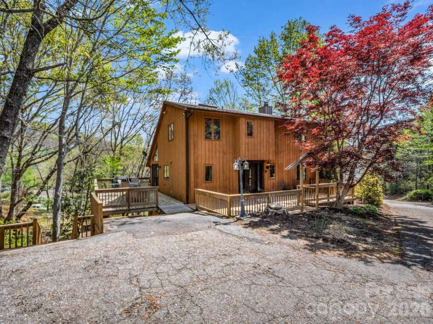 307 Watership Road, Lake Lure, NC 28746.  MLS# CAR4363993, YatesRealty ID 11982. Upper parking