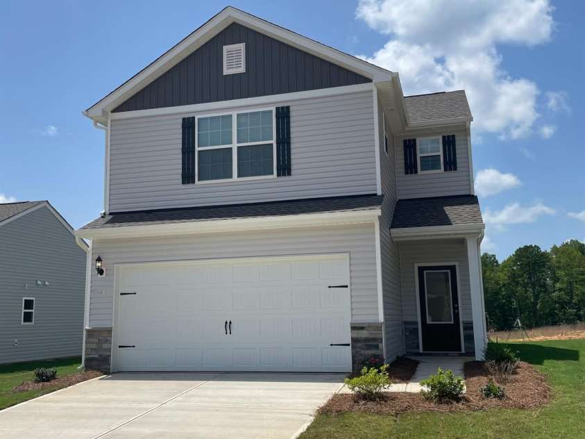 3418 Saddlebred Drive, Gastonia, NC 28052.  MLS# CAR4228738, YatesRealty ID 11988. Example of the Ashley floorplan to be built by July 2025.