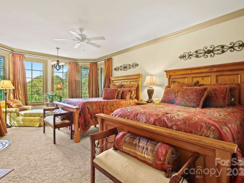 285 Wetherley None, Boone, NC 28607.  MLS# CAR4247849, YatesRealty ID 1199. Lower level bedroom suite 1
