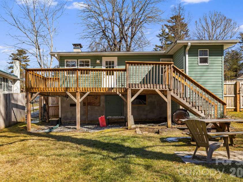 1015 Mountain View Street, Hendersonville, NC 28739.  MLS# CAR4344804, YatesRealty ID 11991. Backyard