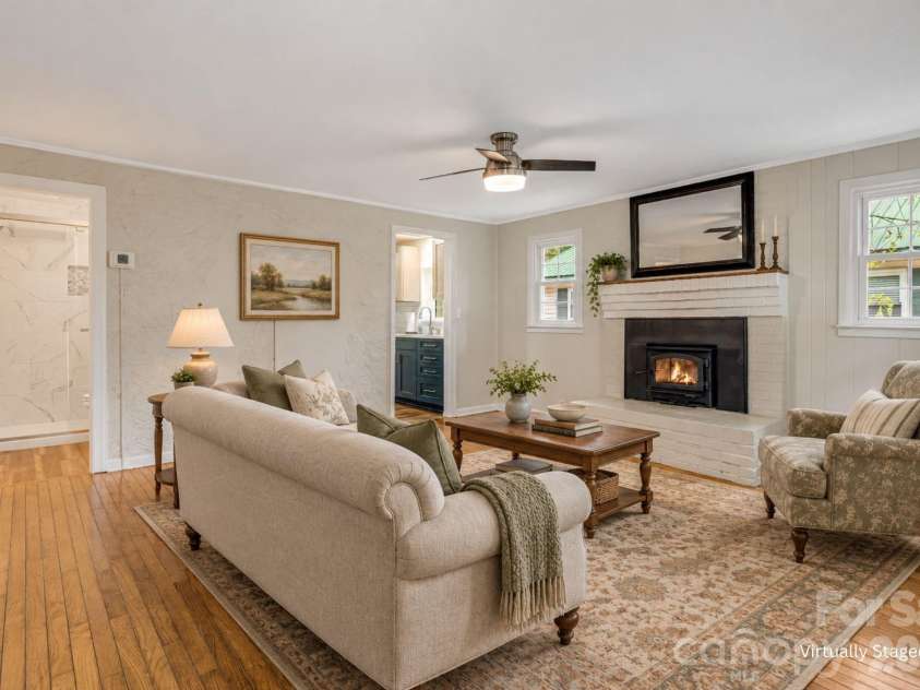 1015 Mountain View Street, Hendersonville, NC 28739.  MLS# CAR4425297, YatesRealty ID 11991. Virtually staged.