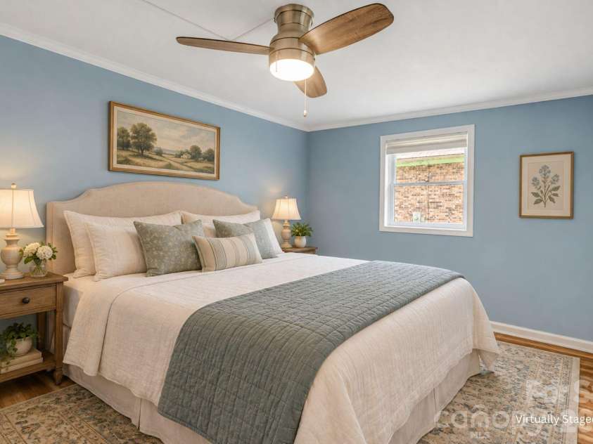 1015 Mountain View Street, Hendersonville, NC 28739.  MLS# CAR4425297, YatesRealty ID 11991. Virtually staged.