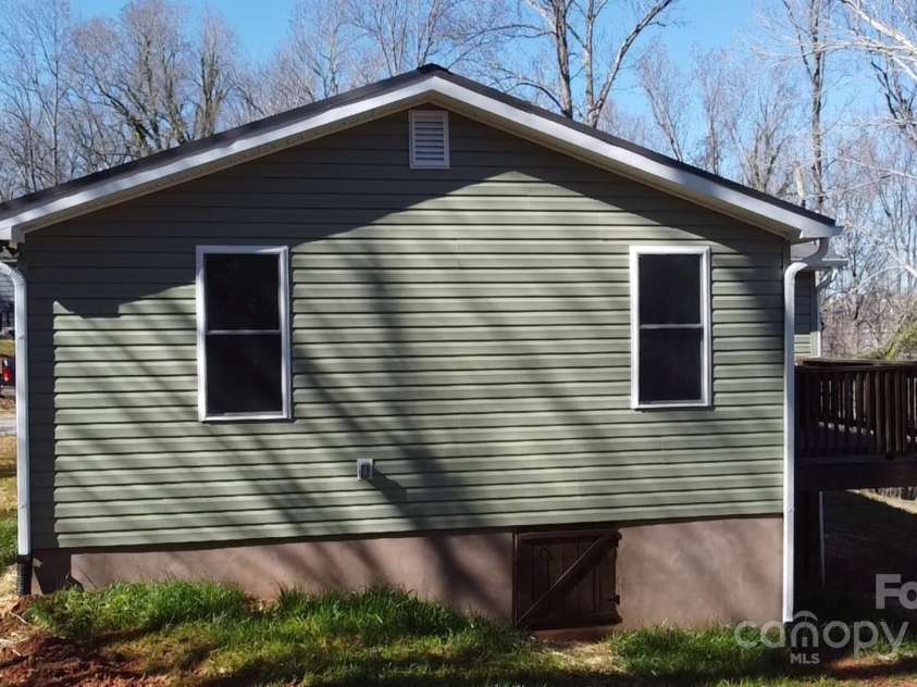 122 Lane Street, Morganton, NC 28655.  MLS# CAR4227499, YatesRealty ID 11994. Back Of The Home