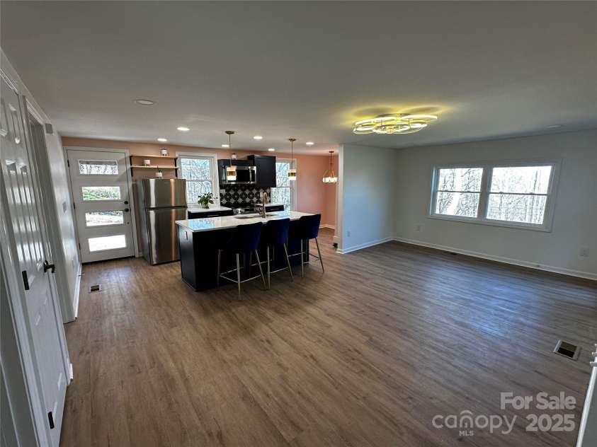 122 Lane Street, Morganton, NC 28655.  MLS# CAR4227499, YatesRealty ID 11994. Kitchen/ Living Room